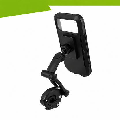 Suport Telefon Bicicleta idealSTORE Impermeabil cu Rotire 360 si Fixare pe Ghidon