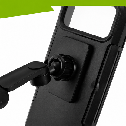 Suport Telefon Bicicleta idealSTORE Impermeabil cu Rotire 360 si Fixare pe Ghidon