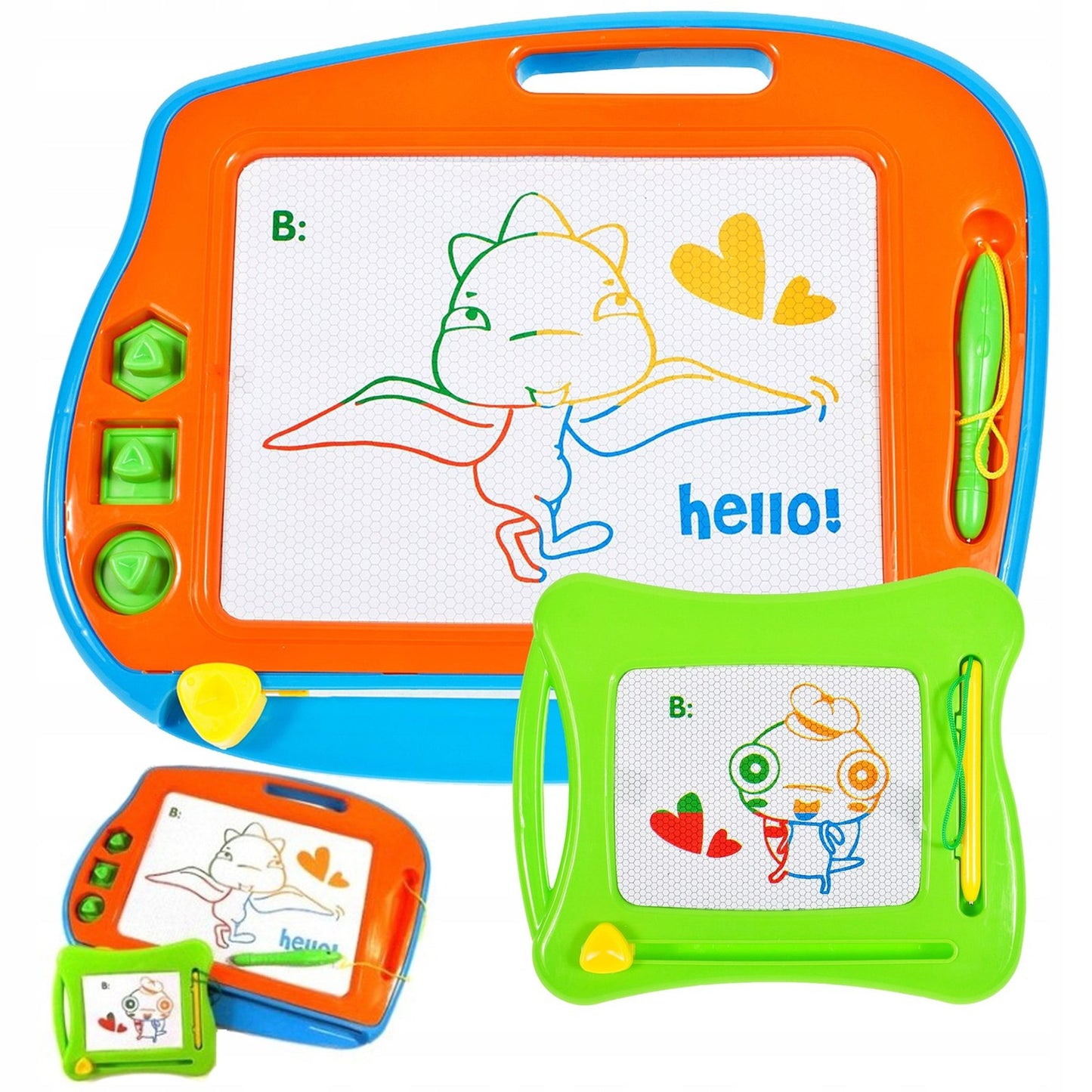 Set 2 Table Magnetice 2 in 1 pentru Copii Hello Kitty