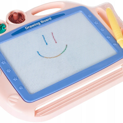 Tablita magnetica Funny Fish IdealStore cu 4 campuri colorate