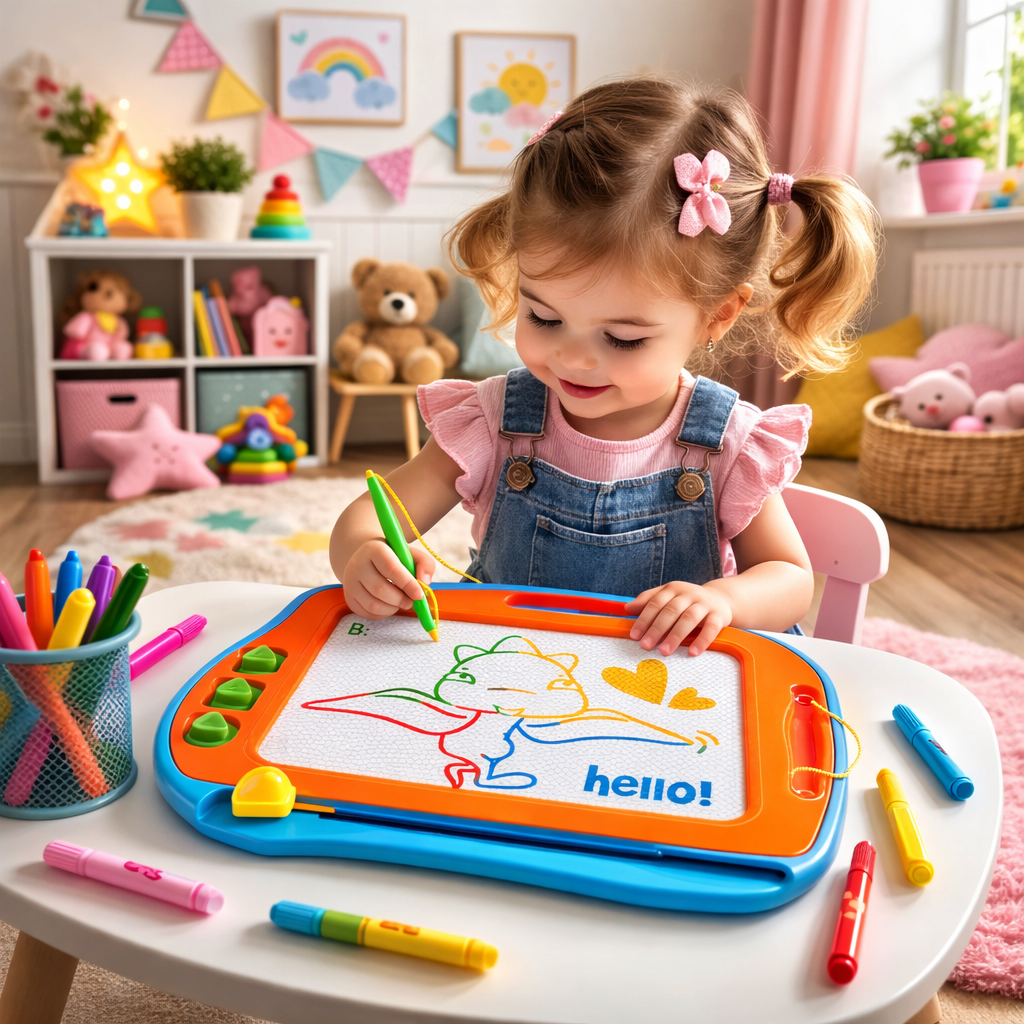 Set 2 Table Magnetice 2 in 1 pentru Copii Hello Kitty