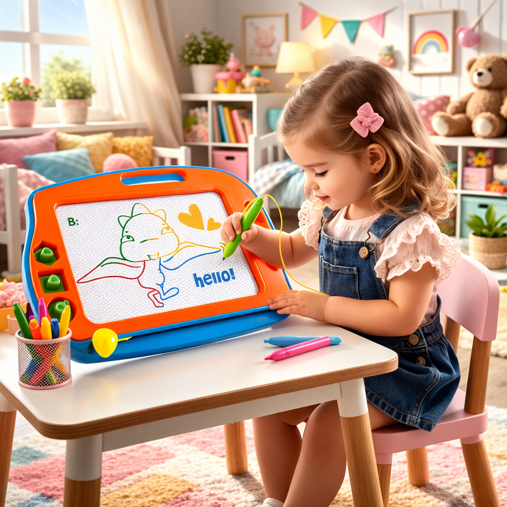 Set 2 Table Magnetice 2 in 1 pentru Copii Hello Kitty