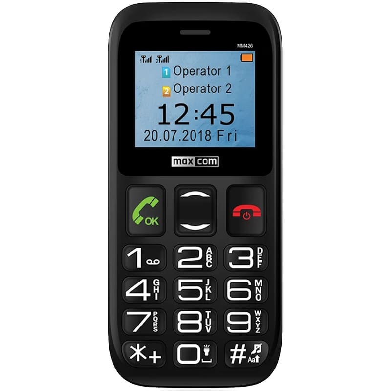 Telefon mobil Maxcom MM426 SE, Dual SIM, Black