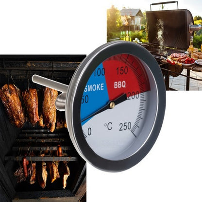 Termometru gratar si afumatoare idealSTORE otel inoxidabil