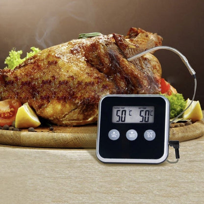 Termometru Digital de Bucatarie idealSTORE cu Sonda Inox si Afisaj LCD