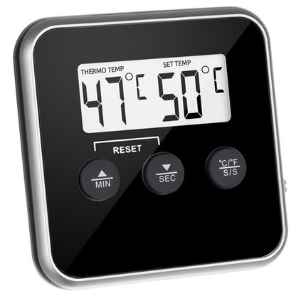 Termometru Digital de Bucatarie idealSTORE cu Sonda Inox si Afisaj LCD
