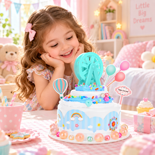 Set Creativ de Pregatire Tort idealStore Cake Preparation, va Permite sa Creati si sa Decorati Propriul Tort, Dezvolta Rabdarea, Creativitatea, Diligenta