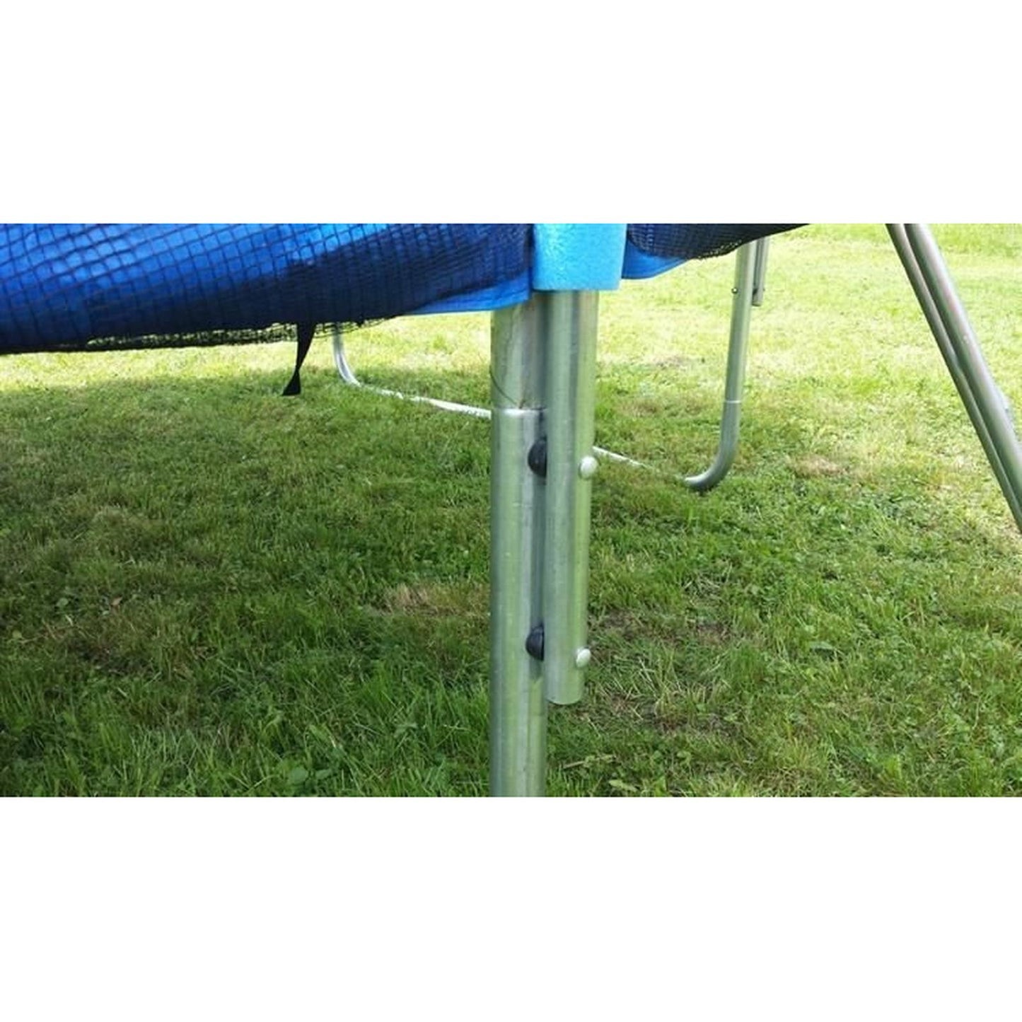 Trambulina copii idealSTORE, Diametru 183 cm, Fabricata din Otel, 42 de arcuri, Sarcina 150 de Kg, Scara de Acces