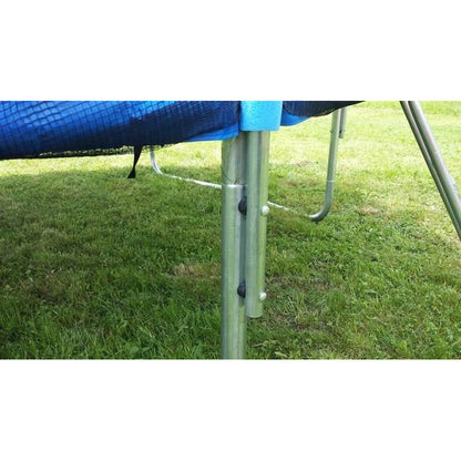 Trambulina copii idealSTORE, Diametru 183 cm, Fabricata din Otel, 42 de arcuri, Sarcina 150 de Kg, Scara de Acces