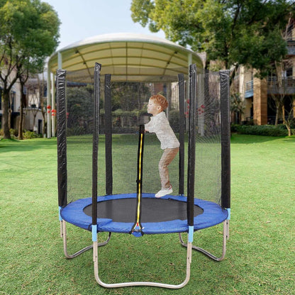 Trambulina pentru copii cu plasa de protectie idealSTORE Freedom Junior 140 cm