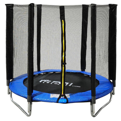 Trambulina pentru copii cu plasa de protectie idealSTORE Freedom Junior 140 cm