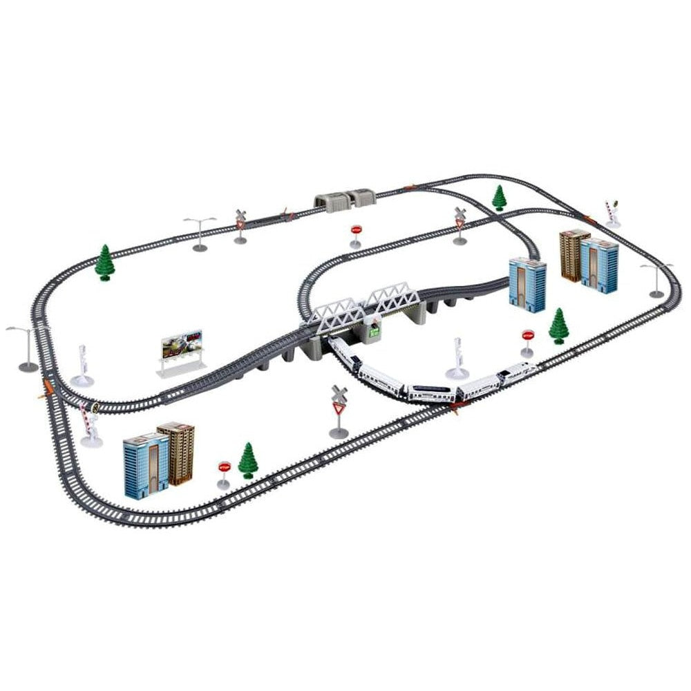 Trenulet electric cu pista, Jokomisiada, 914 cm, Multicolor