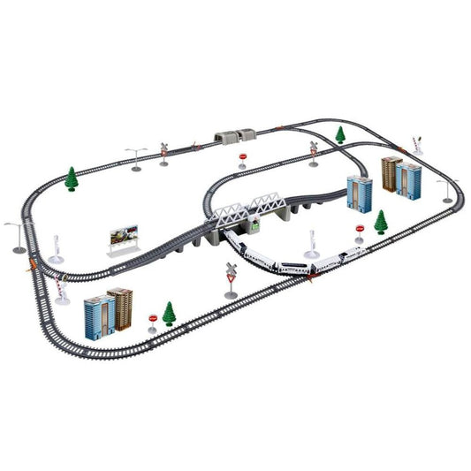 Trenulet electric cu pista, Jokomisiada, 914 cm, Multicolor