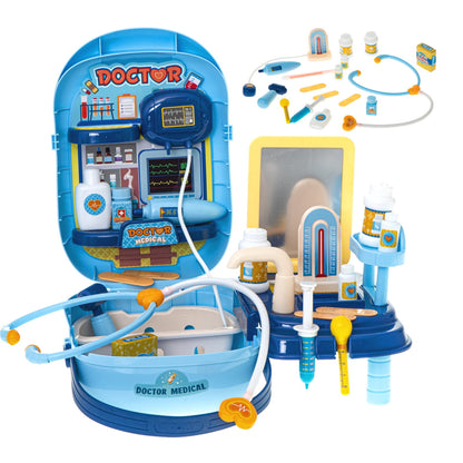 Trusa Medicala Copii Rescue Doctor IdealStore 34 Piese Tip Valiza