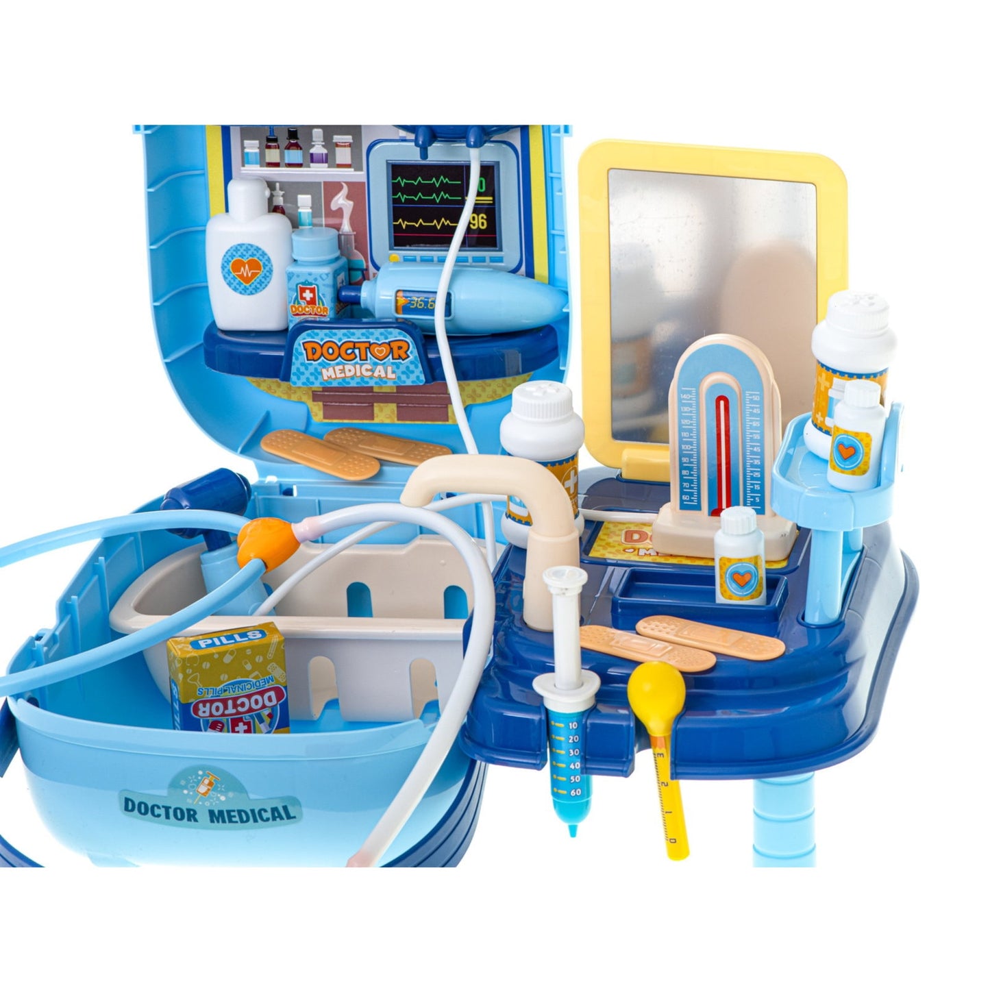 Trusa Medicala Copii Rescue Doctor IdealStore 34 Piese Tip Valiza