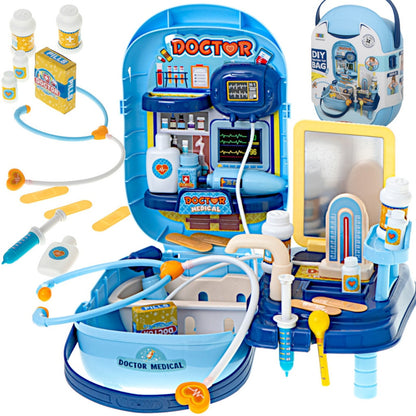 Trusa Medicala Copii Rescue Doctor IdealStore 34 Piese Tip Valiza