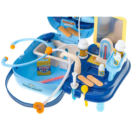 Trusa Medicala Copii Rescue Doctor IdealStore 34 Piese Tip Valiza
