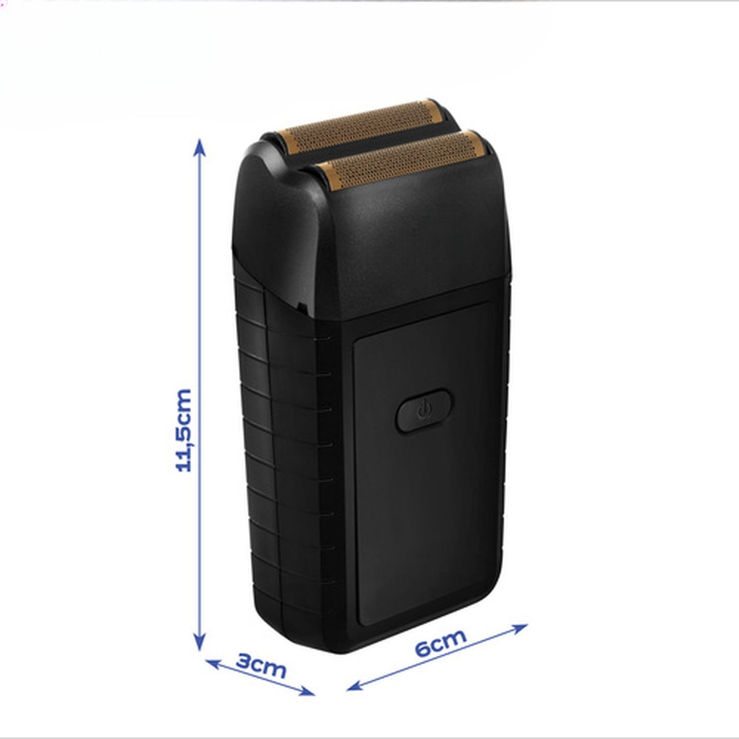 Aparat Electric de Ras Barba idealSTORE cu 3 Capete Rotative, Afisaj LED, Reincarcabil USB