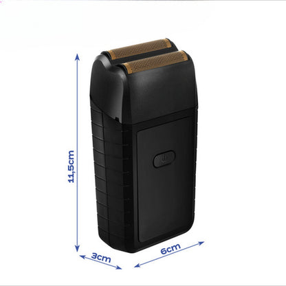 Aparat Electric de Ras Barba idealSTORE cu 3 Capete Rotative, Afisaj LED, Reincarcabil USB