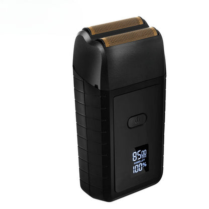 Aparat Electric de Ras Barba idealSTORE cu 3 Capete Rotative, Afisaj LED, Reincarcabil USB