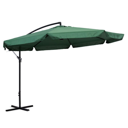 Umbrela de gradina si terasa reglabila idealSTORE, Dimensiuni 3,5m, Structura metalica, 8 Spite