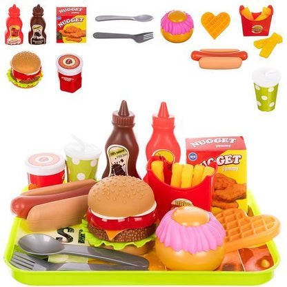 Set preparare si servire fast-food, Zola, 26 de piese, multicolor