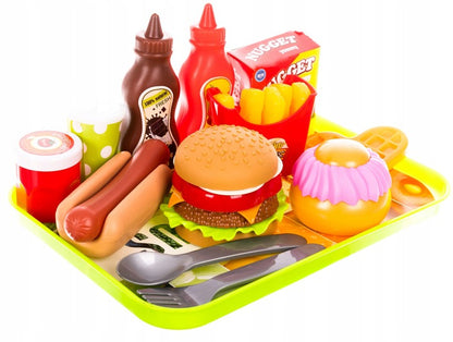 Set preparare si servire fast-food, Zola, 26 de piese, multicolor