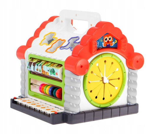 Jucarie interactiva de copii, Zola, multifunctionala, casuta muzicala