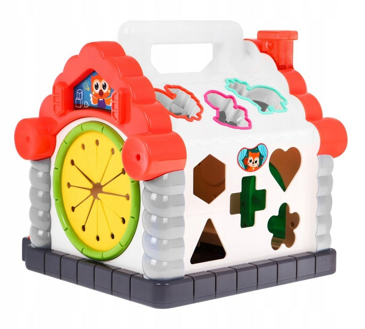 Jucarie interactiva de copii, Zola, multifunctionala, casuta muzicala