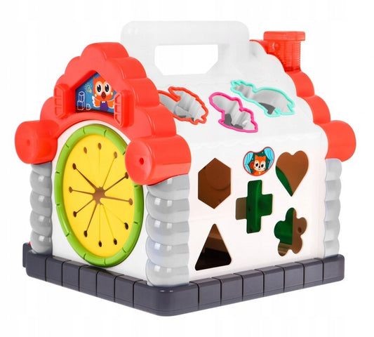 Jucarie interactiva de copii, Zola, multifunctionala, casuta muzicala