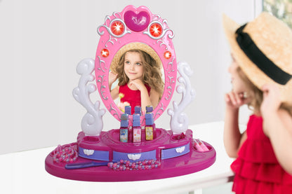 Oglinda de machiaj pentru copii, Zola, accesorii incluse, 40 cm