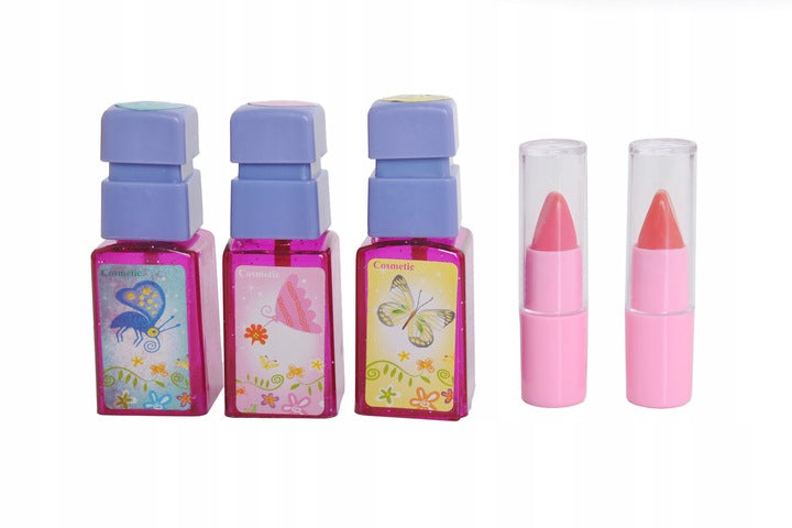 Oglinda de machiaj pentru copii, Zola, accesorii incluse, 40 cm