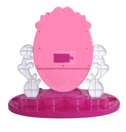 Oglinda de machiaj pentru copii, Zola, accesorii incluse, 40 cm